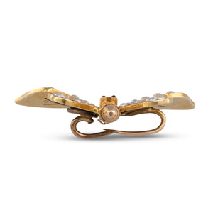Victorian Butterfly Brooch Clip