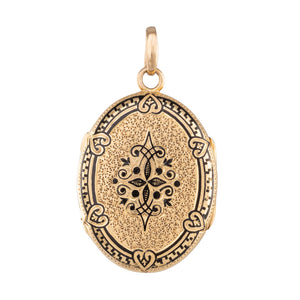 Antique French Enamel Locket