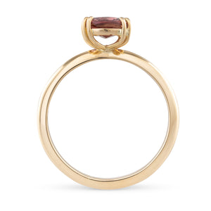 Orange Sapphire Solitare