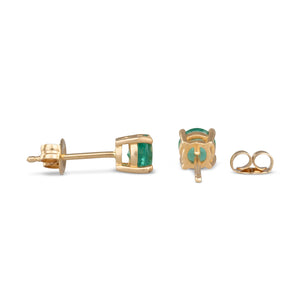 Emerald Stud Earrings