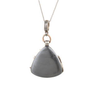 Triangular Niello Locket