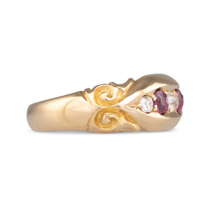Antique Ruby & Diamond Ring