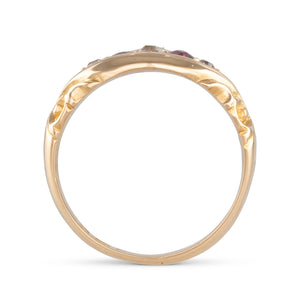 Antique Ruby & Diamond Ring