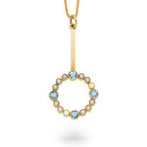 Antique Pendant with Pearls