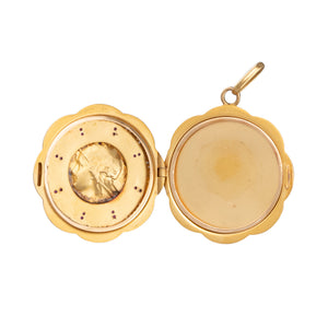 French Gold Locket