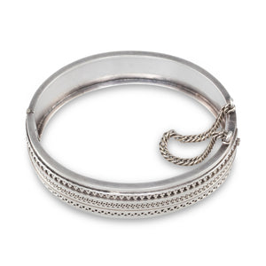 Victorian Silver Bangle