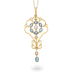 Edwardian Pendant with Pearls