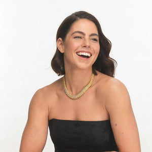 French Gold Collar with Diamonds