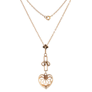 Antique Pendant with Opal & Pearls