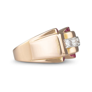 French Retro Tank Ring