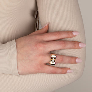 French Retro Tank Ring