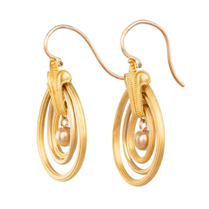 French Antique Drop Earrings