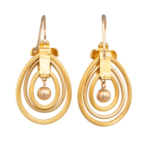 French Antique Drop Earrings