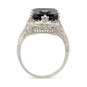 Antique Onyx Ring