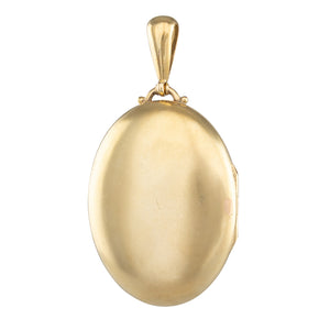 Antique Oval Locket With Diamond