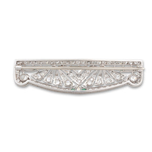 Art Deco Diamond Brooch