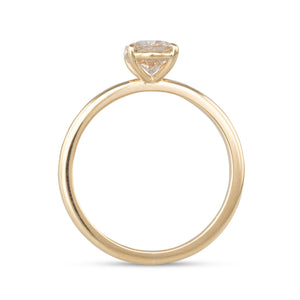 Unheated Pale Yellow Sapphire Ring