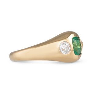 Emerald & Diamond Ring