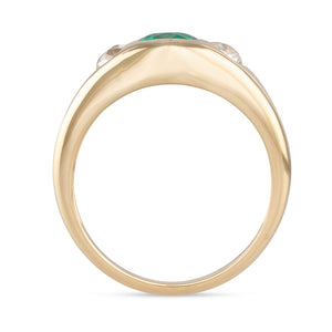 Emerald & Diamond Ring