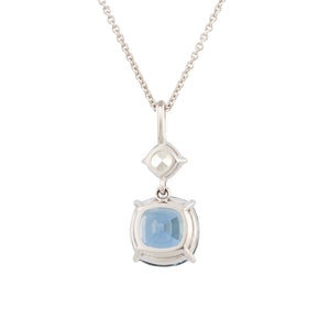 Unheated Sapphire Pendant