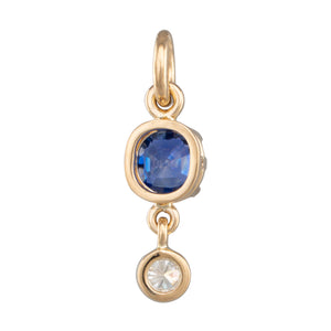 Sapphire and Diamond Pendant