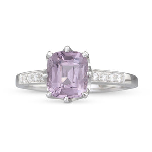 Unheated Pink Spinel Ring