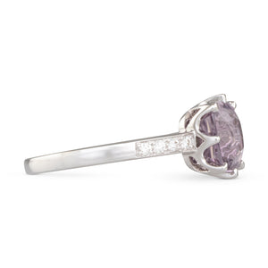 Unheated Pink Spinel Ring
