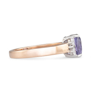 Unheated Purple Spinel Ring