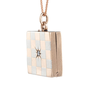 Rose Gold and Platinum Locket