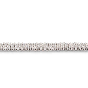 Triple Row Diamond Bracelet