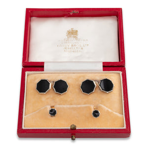 Set of Cufflinks and Shirt Studs