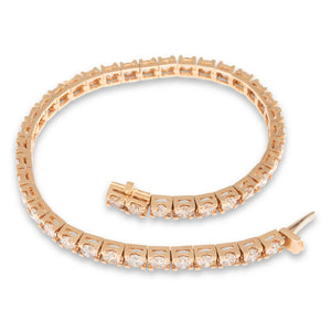 Champagne Tennis Bracelet 6.32ct