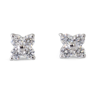 Flower Diamond Studs
