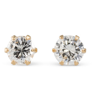 Diamond Studs Totalling 0.40ct YG