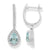 Aquamarine and Diamond Drop Earring