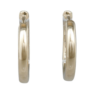 Yellow Gold Diamond Huggies