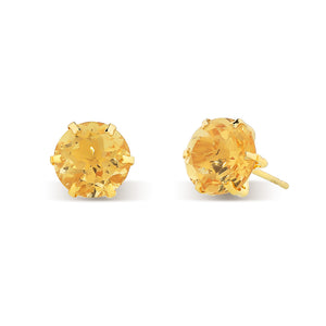 Citrine Stud Earrings