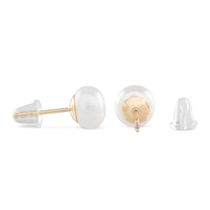 7.5-8mm Button Freshwater Studs