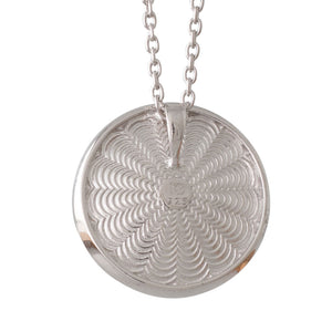 Green Enamel Akoya Pearl Pendant