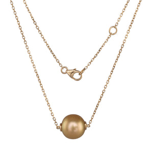 Gold South Sea Pearl Chain