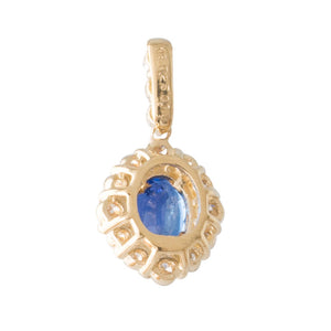 Sapphire Cluster Pendant