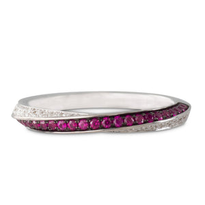 Ruby and Diamond Twist Band