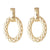 Small Gold Textured Earrings