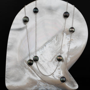 Opera Scattered Tahitian Necklace