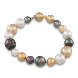 Baroque Multi South Sea Bracelet
