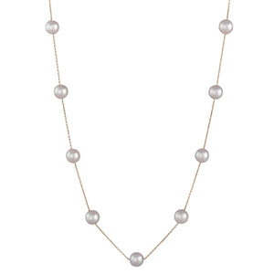 Scattered Akoya Pearl Chain