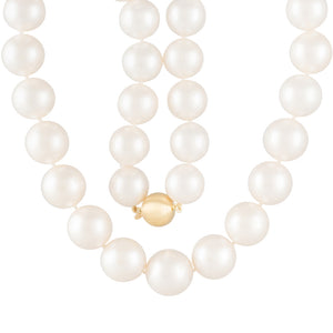 Round White South Sea Strand