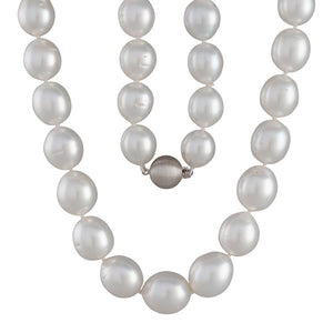 12-15mm Oval South Sea Pearl Strand