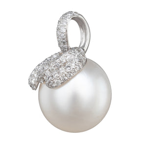 South Sea Pearl & Diamond Pendant