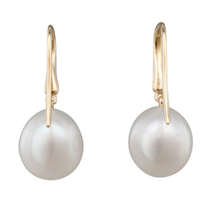 South Sea Pearl & Diamond Hooks